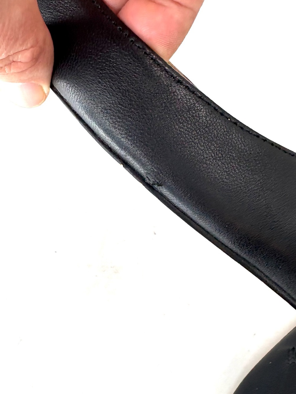 Sam Edelman Black Leather Horse-bit Flats | 9 - Picture 9 of 10